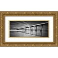thumbnail image 1 of Hartson-Weddie, Ryan 18x10 Gold Ornate Wood Framed with Double Matting Museum Art Print Titled - Foreshore, 1 of 4