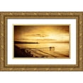 thumbnail image 1 of Hartson-Weddle, Ryan 32x20 Gold Ornate Wood Framed with Double Matting Museum Art Print Titled - Beginning Outset I, 1 of 4