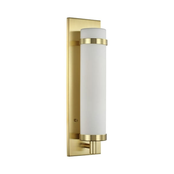 Open Box Hartwick Collection Satin Brass One-Light Wall Sconce