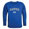 thumbnail image 1 of Hartwick College Hawks Dad Crewneck Sweatshirt, Royal - Medium, 1 of 1