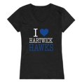 thumbnail image 1 of Hartwick College Hawks I Love Women T-Shirt, Black - Large, 1 of 1