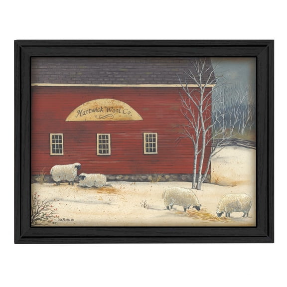 TrendyDecor4U Hartwick Wool Co By Pam Britton Printed Wall Art BR103-405