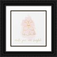 thumbnail image 1 of Hartworks 12x12 Black Ornate Wood Framed with Double Matting Museum Art Print Titled - Fairy Tale Trio III, 1 of 4
