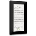 thumbnail image 1 of Hartworks 8x14 Black Modern Framed Museum Art Print Titled - Inspired Panel V, 1 of 5