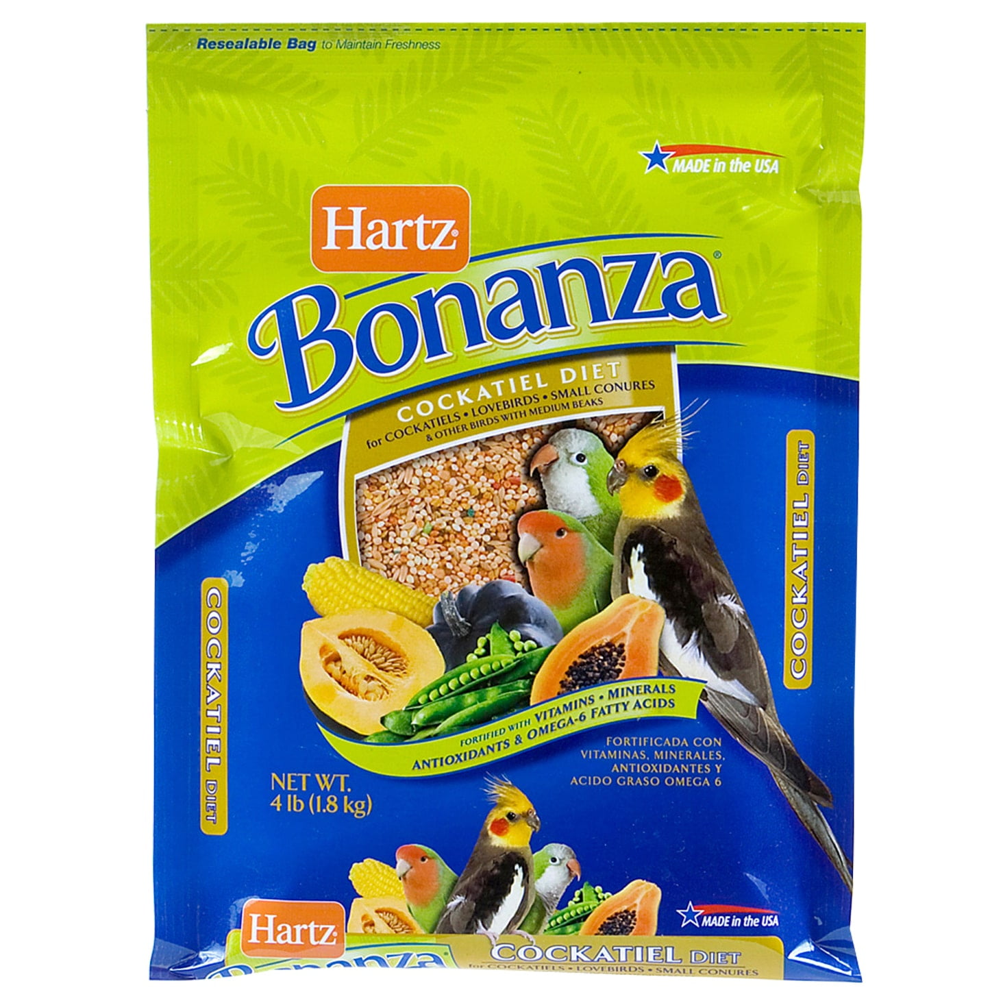 Hartz Bonanza Cockatiel Diet Healthy & Vitality Blend