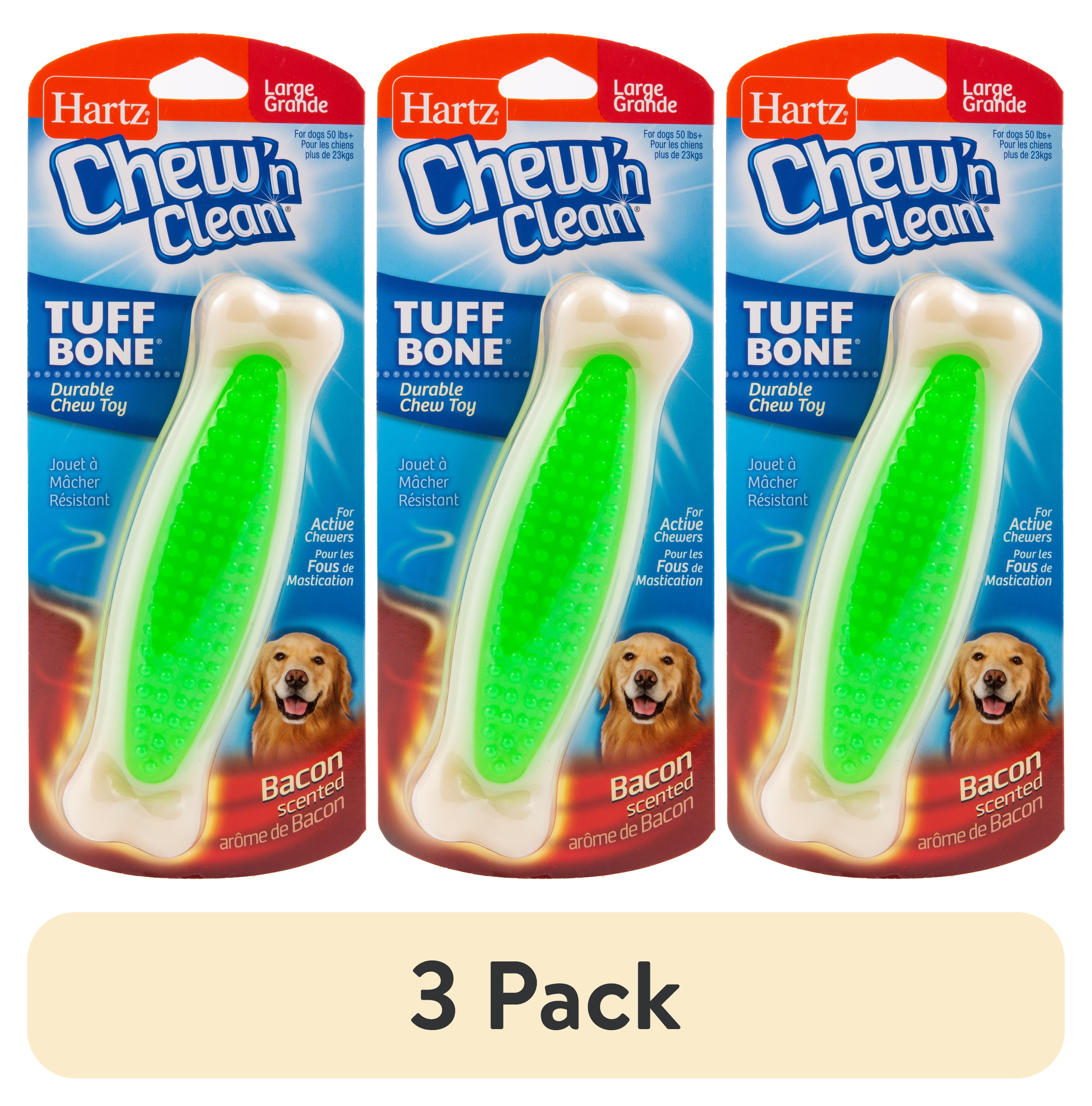 Large Green Bacon Scented Durable Chew Toy for Dogs