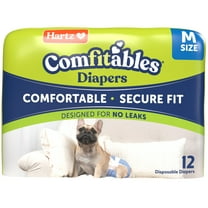 Hartz Comfitables Dog Diapers, Medium 12 Count