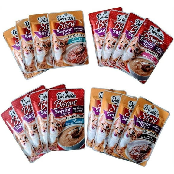 Hartz Delectables BISQUE SENIOR 10+ Flavor:Senior 10+ Size:Stew/Bisque Set