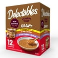 thumbnail image 1 of Hartz Delectables Gravy Lickable Wet Cat Treats Variety Pack, 12 Count, 1 of 11