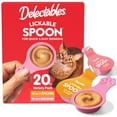 thumbnail image 1 of Hartz Delectables Lickable Spoon, Interactive Wet Cat Treats, Variety Pack 20ct, 1 of 11