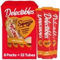 thumbnail image 1 of Hartz Delectables Squeeze Up Chicken Flavor Wet Treat for Cats, 0.5oz Tube (32 Count), 1 of 10