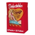 thumbnail image 1 of Hartz Delectables Squeeze Up Interactive Lickable Wet Cat Treats for Adult & Senior Cats, Tuna, 4 Count (Pack of 8), 1 of 3