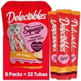 thumbnail image 1 of Hartz Delectables Squeeze Up for Kittens, Complete & Balanced Lickable Wet Cat Treat, Chicken, 32ct, 1 of 7