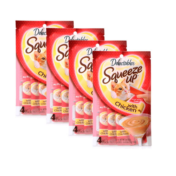 Hartz Delectables Squeeze up Lickable Treat Size:Pack of 4 Flavor:Chicken