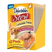 Hartz Delectables Stew Non-Seafood Chicken Lickable Wet Cat Treat 1.4oz (12 Pack)