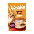 thumbnail image 1 of Hartz Delectables Stew Non-Seafood Lickable Wet Cat Treats - Chicken, 1.4oz, One Pouch, 1 of 9