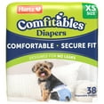thumbnail image 1 of Hartz Disposable Dog Diapers for Female and Male Dogs, Size SS, 38 ct, 1 of 13