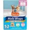 Hartz Disposable Male Dog Diaper Wrap Superior Leak Proof Protection