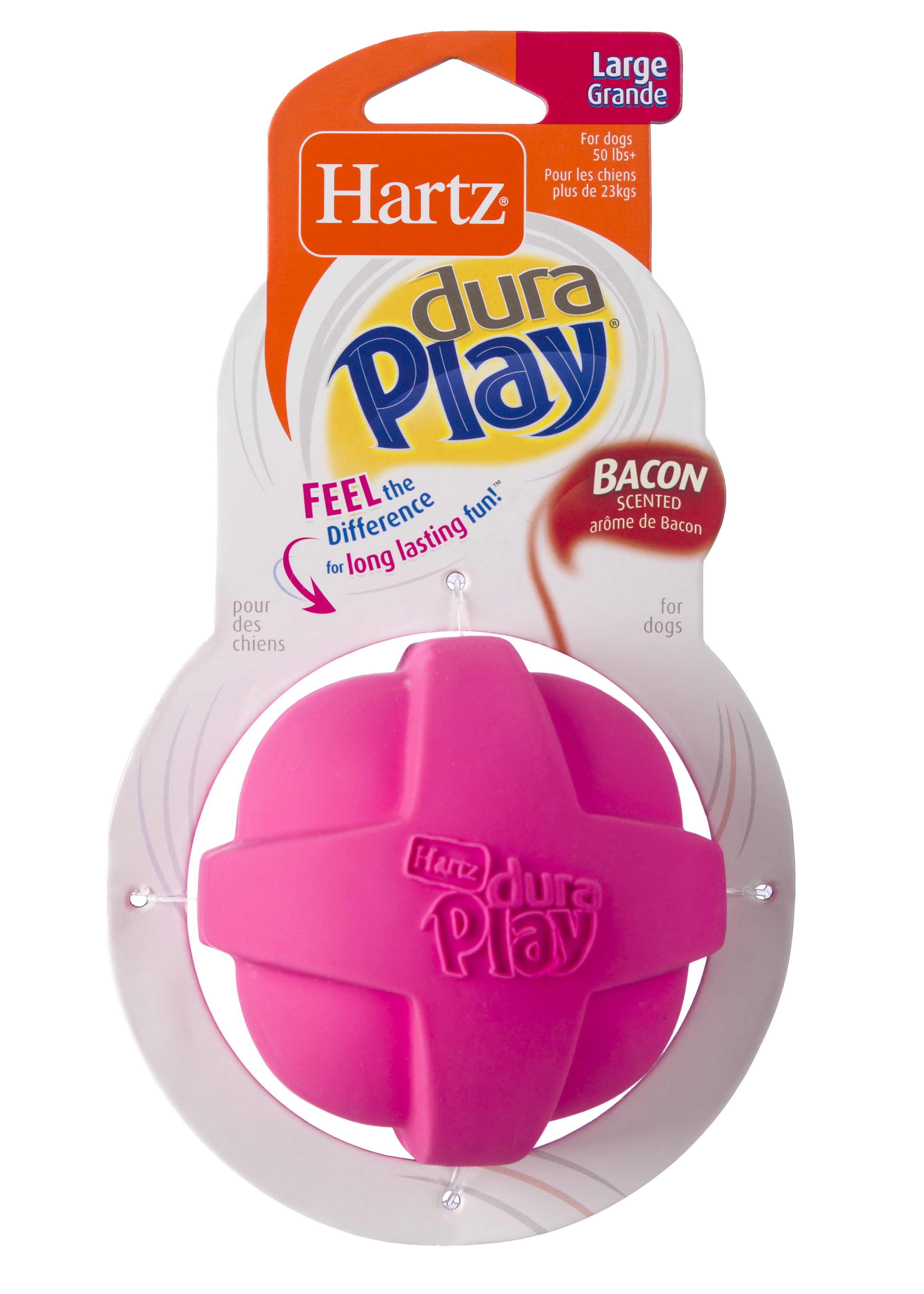 Hartz Dura Play Ball Dog Toy, Large, Color May Vary - image 1 of 5