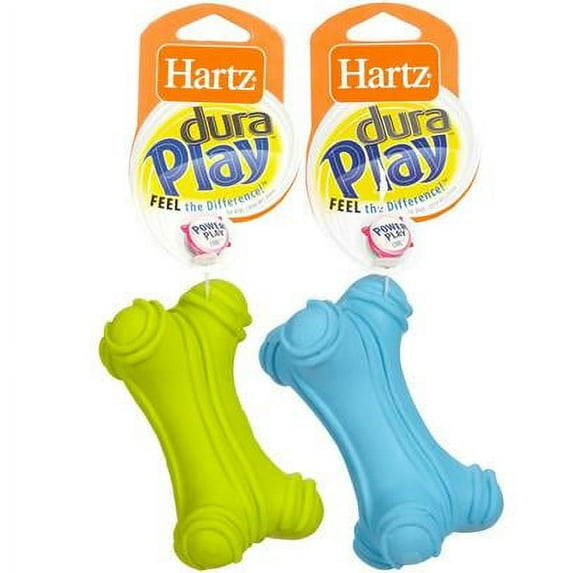 Hartz Duraplay Bacon Flavored Bone Dog Toy Medium (Assorted)