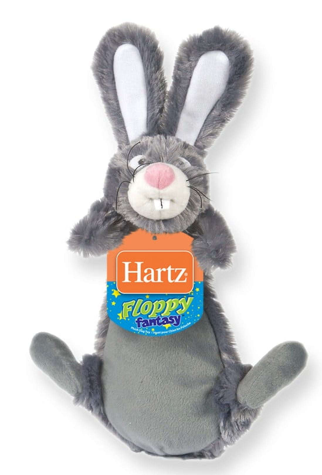 Hartz Floppy Fantasy Cuddly Dog Squeaky Toy, Assorted Colors