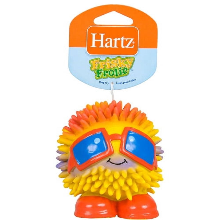 Hartz Frisky Frolic Assorted Dog Toy, Pack of 3, Latex, Textured