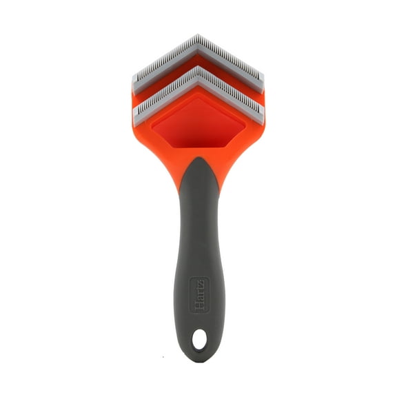 Hartz Groomer's Best Fur Fetcher De-Shedder Grooming Brush for Dogs