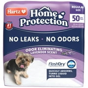 Hartz Home Protection Lavendel Duft Geruchsbeseitigende Hundepolster, reguläre Größe, 21 in x 21 in, 50ct