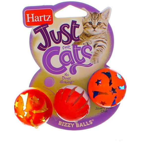 Hartz Just For Cats Bizzy Balls Cat Toy
