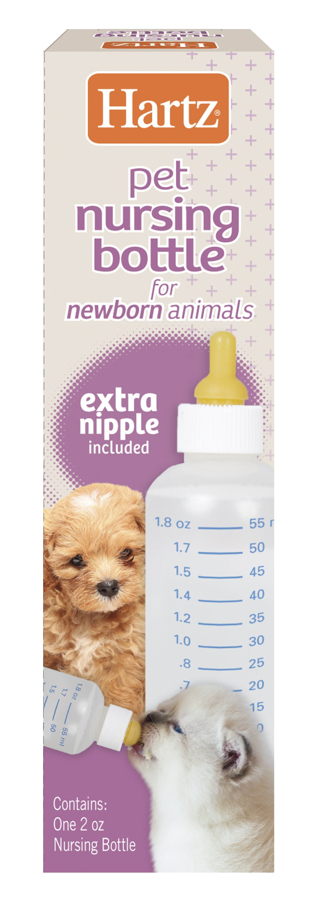 Hartz Newborn Pet Nursing Bottle, 2 fl oz