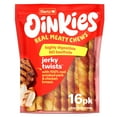 thumbnail image 1 of Hartz Oinkies Jerky Twists Chicken Wrapped Pig Skin Twists Dog Treats, Stick Treat, Dry (16 Count), 1 of 10