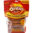 Hartz Oinkies Doggie Chew Treats, Smoked Pig Skin Twists, RawhideFree