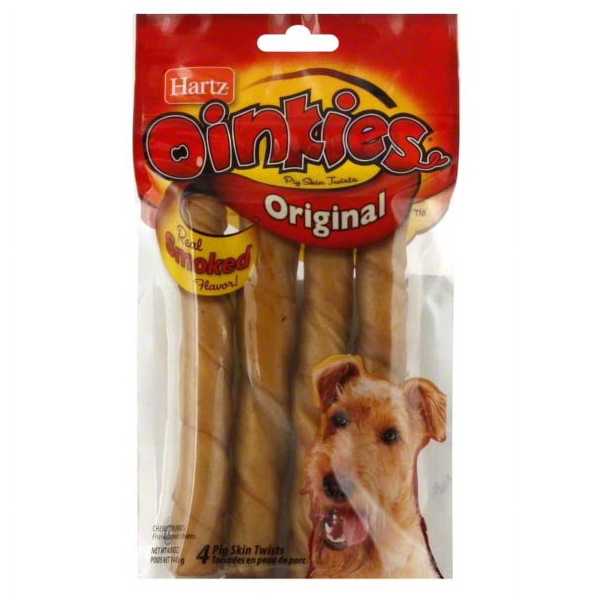 Hartz Pig Skin Twists Chews for Dogs