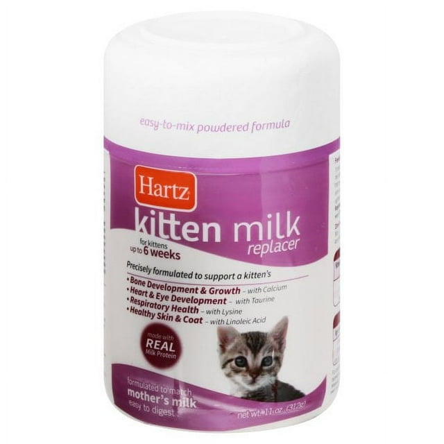 Hartz Powdered Kitten Milk Replacer Formula 11 oz