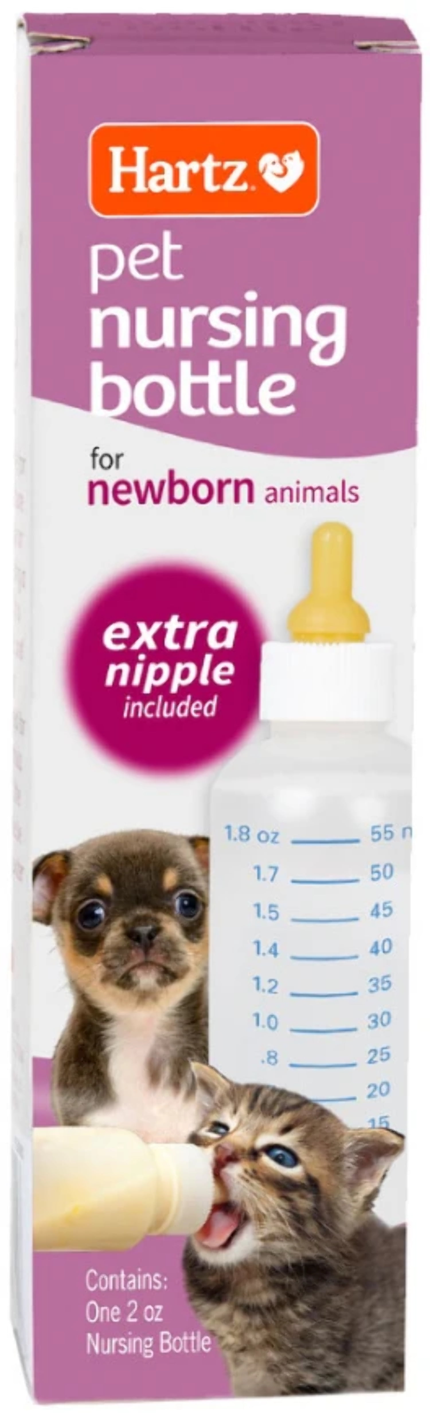 Hartz Precision Nutrition Pet Nursing Bottle for Newborn Animals