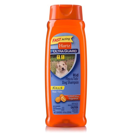 Hartz UltraGuard Citrus Flea & Tick Dog Shampoo, 18 fl oz