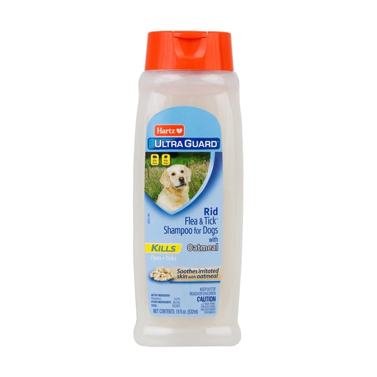 シャンプー ult Hartz UltraGuard Rid Flea And Tick Oatmeal Shampoo For Dogs, 18oz