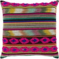 thumbnail image 1 of Haruki HAU-001 20"H x 20"W Square Pillow Kit Black/Pink/Saffron/Orange/Emerald, 1 of 5