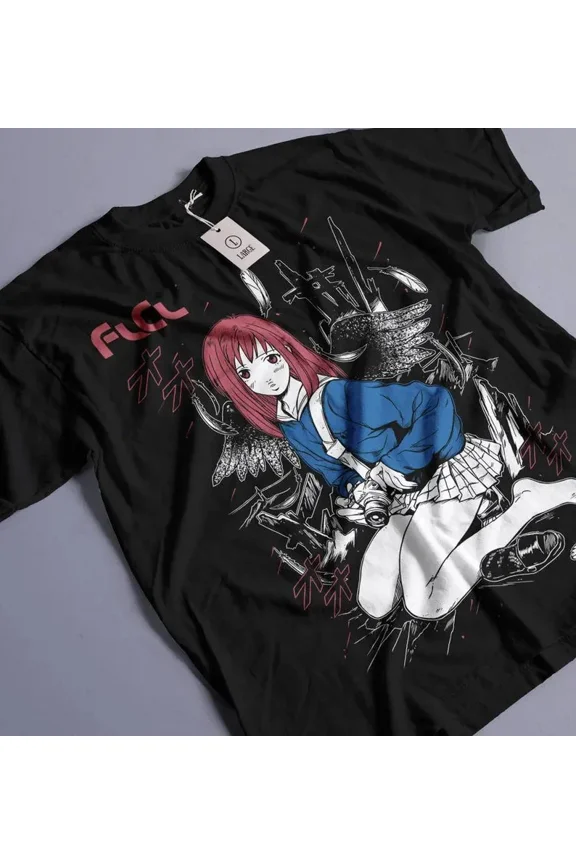 Haruko Haruhara Shirt -flcl Shirt,flcl Tshirt, Fooly Cooly Anime Unisex T-Shirt