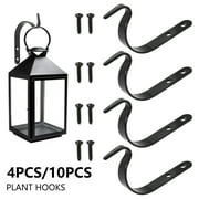 Harupink 4pcs Hanging Hook For Plant Colth Wall Mouth Indoor Outdoor Garden Plant Hanger Wall Bracket
