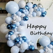Harupink Multi-color Party Decoration Kits, Blue Balloon Arch Set, Birthday Wedding Baby Shower Ballon Kit (103 Pieces)