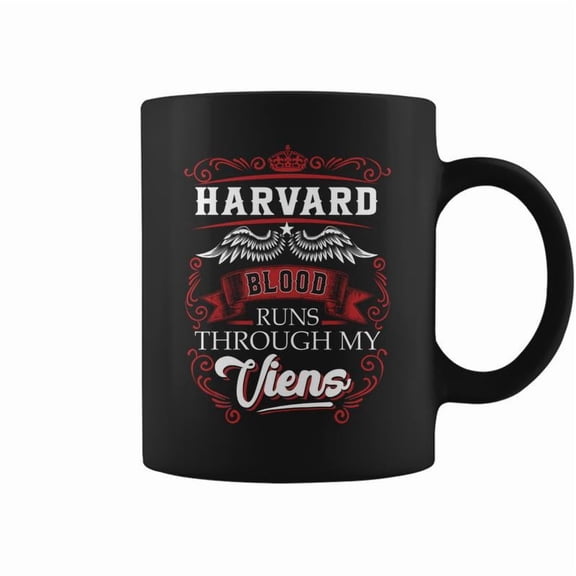 Harvard Blood Runs Through My Veins Coffee Mugs