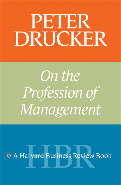 Review　Management　of　on　Profession　Book:　Peter　the　Drucker　(Paperback)　Harvard　Business
