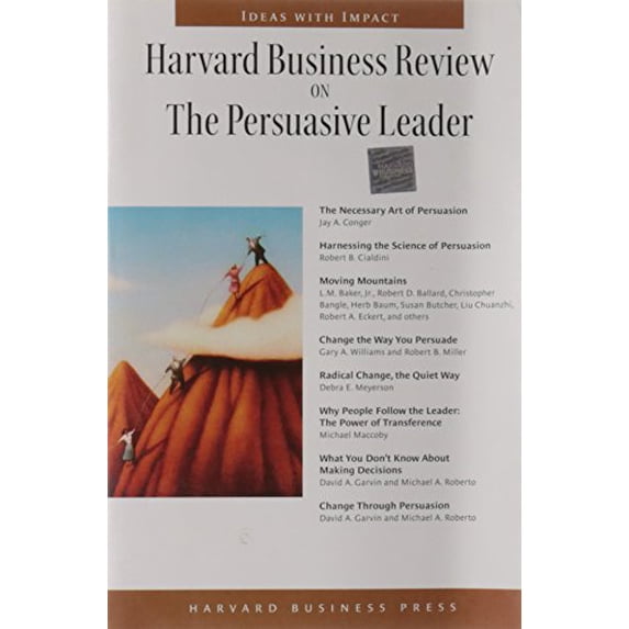 Pre-Owned Harvard Business Review on the Persuasive Leader Paperback