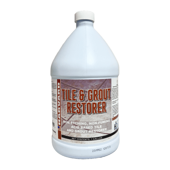 Harvard Chemical Research Tile & Grout Restorer Acid-Based 1 GAL