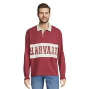 GRAYSON SOCIAL Harvard College University Men's & Big Men's Long Sleeve Polo Shirt, Sizes S-3XL