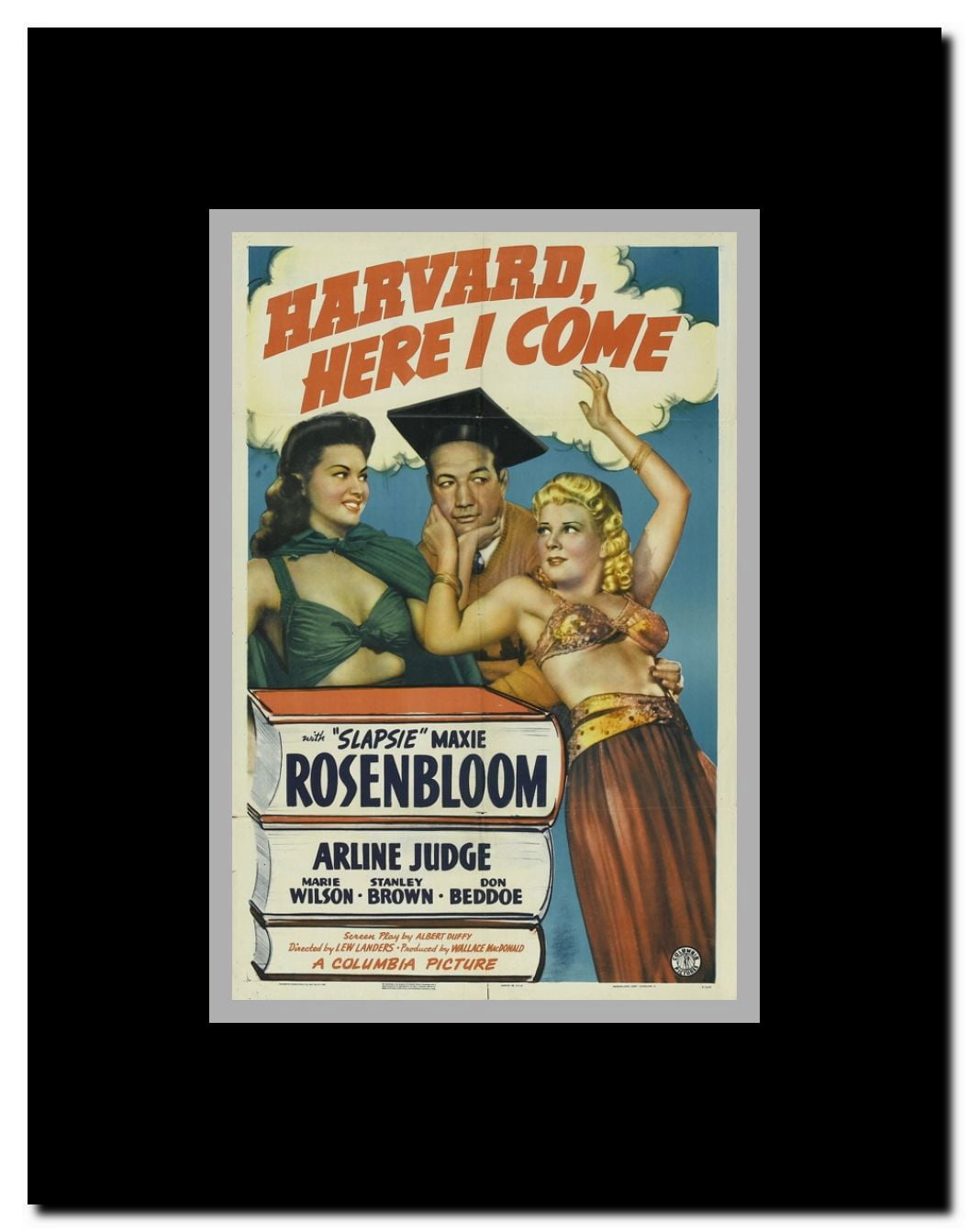 Harvard Here I Come! Framed Movie Poster