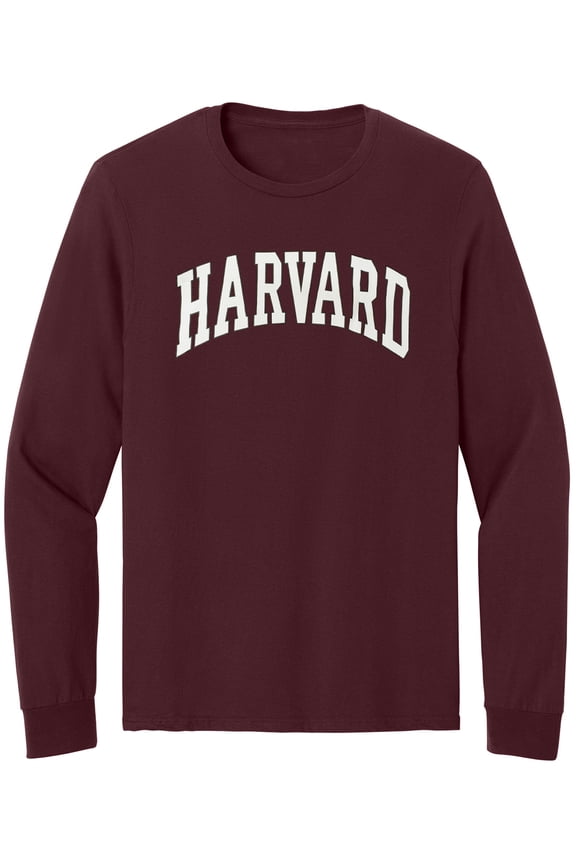 Harvard University Long Sleeve T-Shirt Officially Licensed