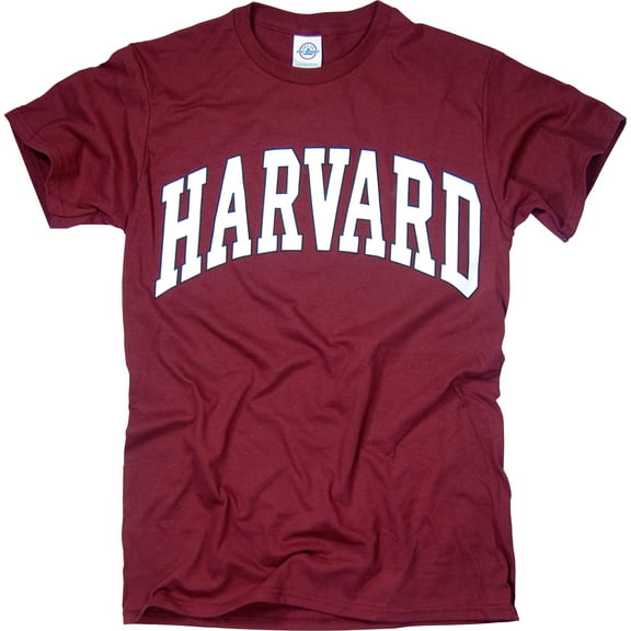 Harvard University T-Shirt Arched Block Officially Licensed College Merchandise
