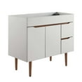 thumbnail image 1 of Modway Harvest 36" Bathroom Vanity Cabinet (Sink Basin Not Included) in Gray Walnut, 1 of 6